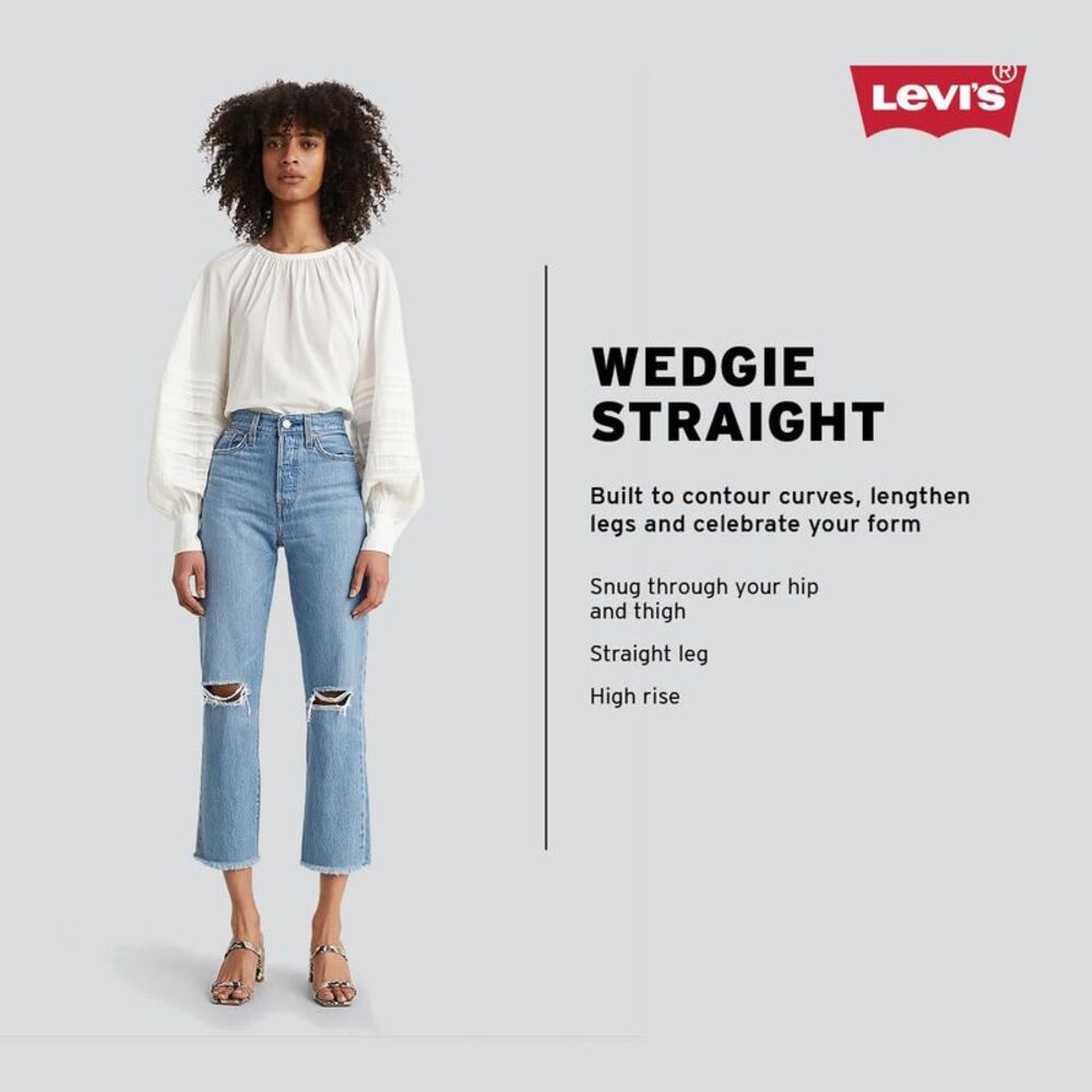 Open Box - Levi's - Women's High-Rise Wedgie Straigh Max Effort - Picture 4 of 4